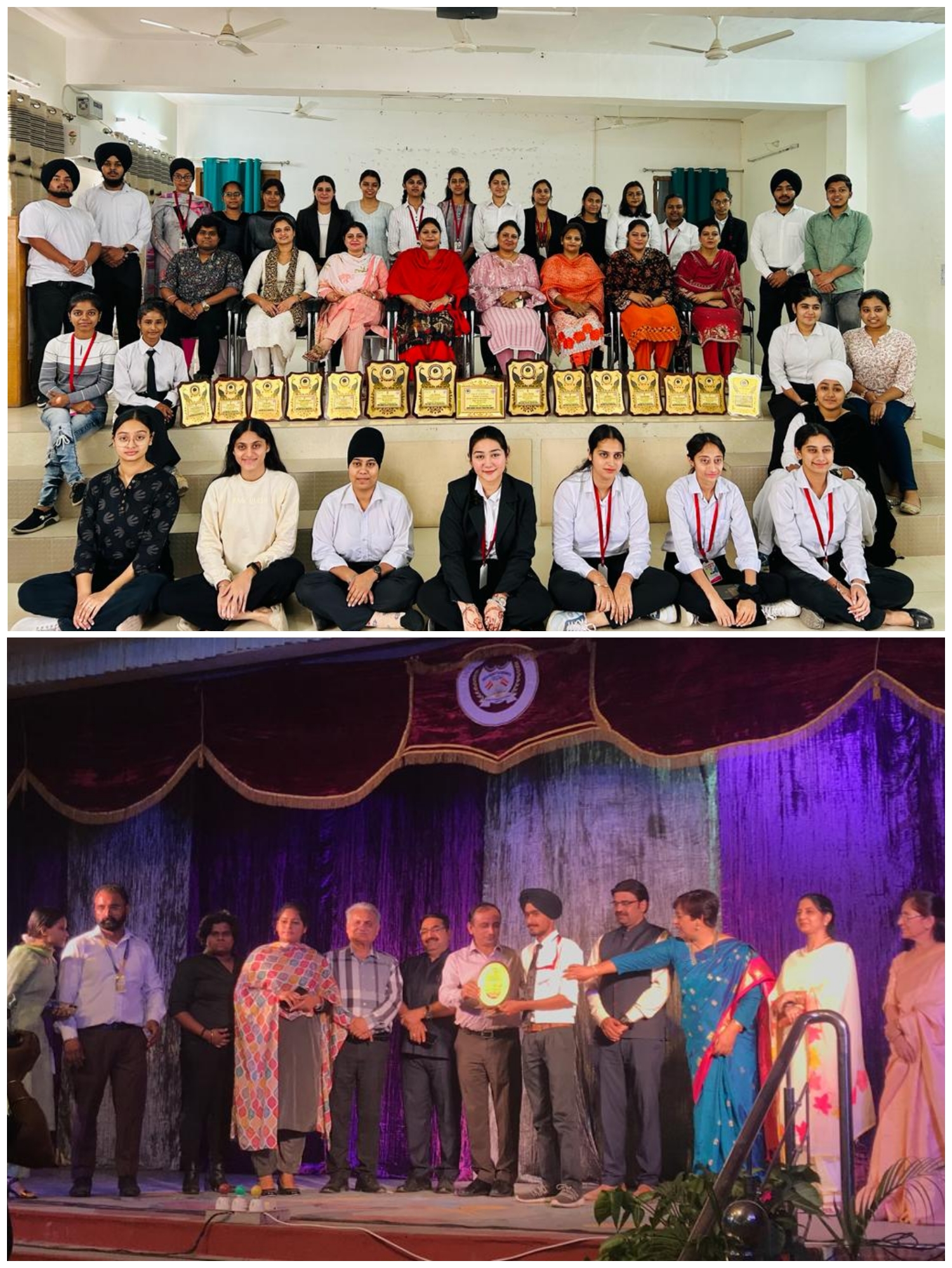 STUDENTS BROUGHT LAURELS IN  64TH  PANJAB UNIVERSITY  YOUTH AND HERITAGE FESTIVAL 2023 -24  (ZONAL AND INTER ZONAL)    