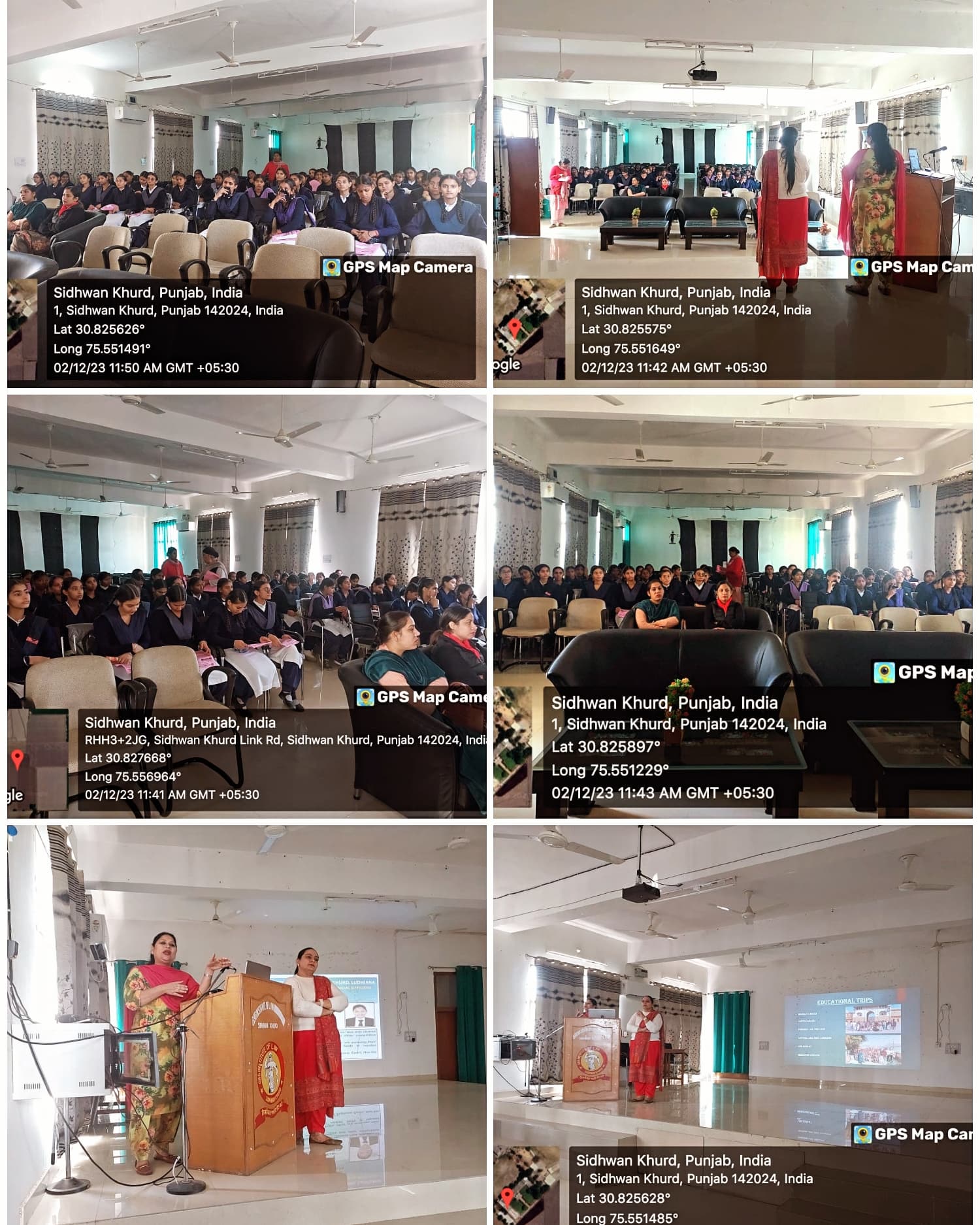 Glimpse of the Career Counselling Session organised by G. H. G. Institute of Law (02.12.2023)