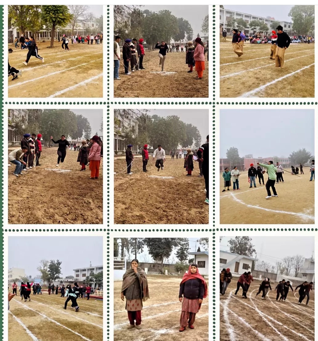 Sidhwan Institutions are going to conduct its 64th Annual Sports Meet on 24th January, 2024. So, GHG Institute of law, Sidhwan Khurd organised the pre- events on 18th & 19th January. Here are the glimpses of the same