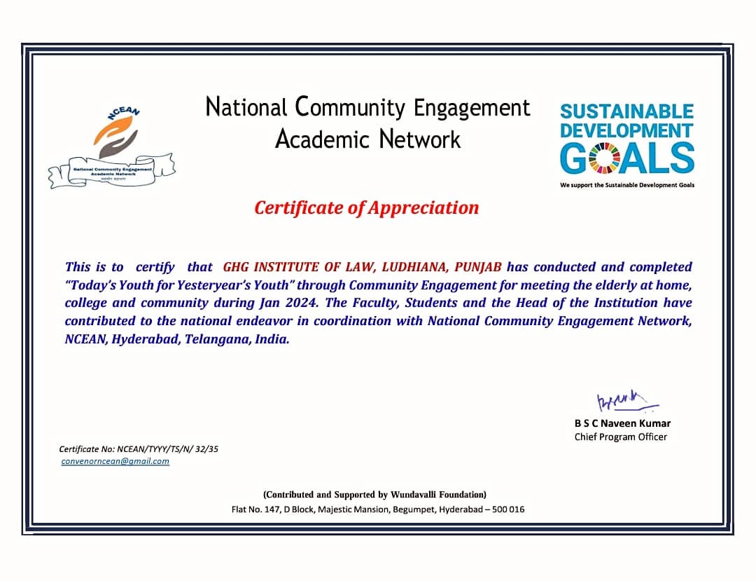 CERTIFICATE OF APPRECIATION 