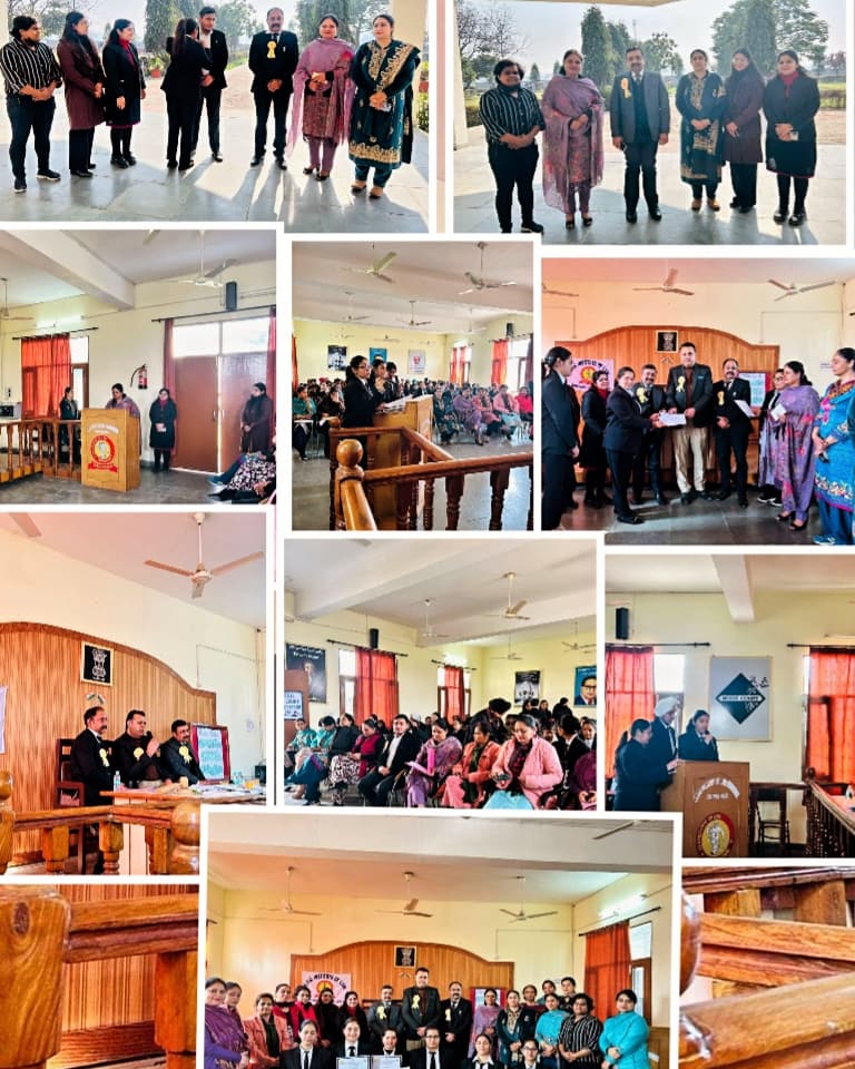 The Intra Moot Court Competition 2024 on 9-02-2024