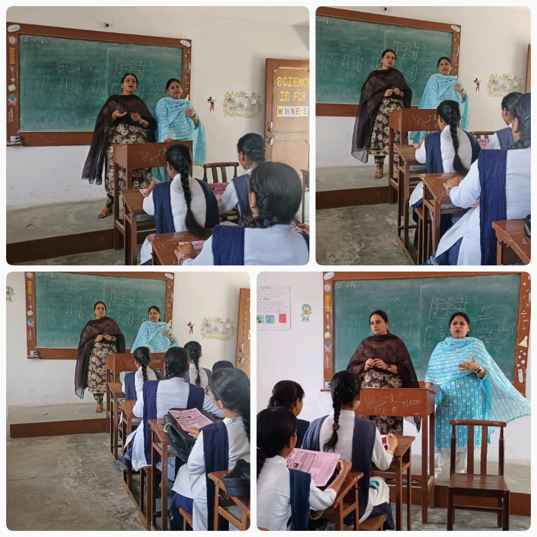 Career counselling session organised by GHG Institute of Law (10-04-2024) at Sikh Girls Senior Secondary School, Sidhwan Khurd.